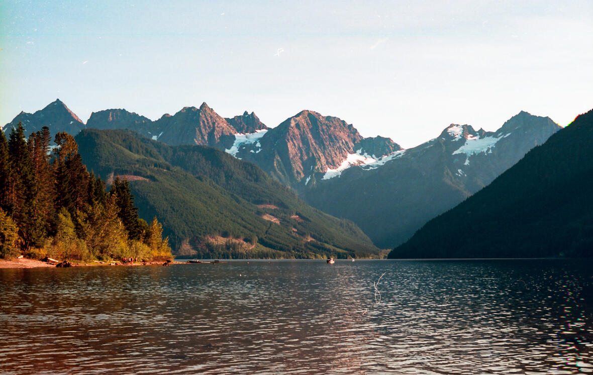 mountain landscape shot on ektar 100