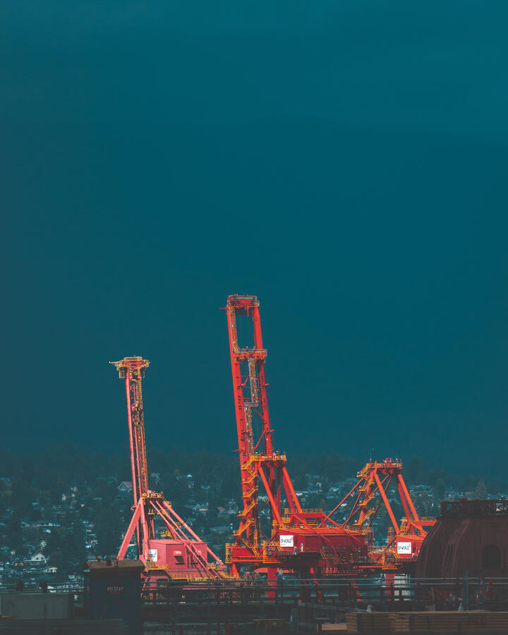 cranes shot on digital